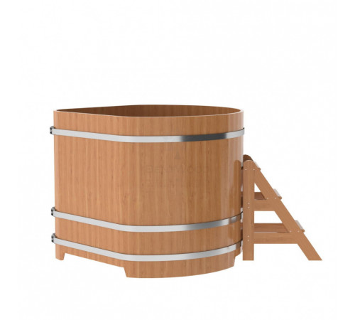 Купель угловая из дуба 1,37х1,37 H=1,20