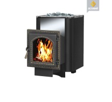 Чугунная печь ВЕЗУВИЙ Сенсация 12 Антрацит (220)