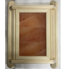 Абажур c гималайской солью для бани 3 плиток (липа)