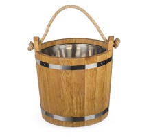 Запарник для бани из дуба в масле 20 л(с нержавеющей вставкой)