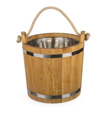 Запарник для бани из дуба в масле 20 л(с нержавеющей вставкой)