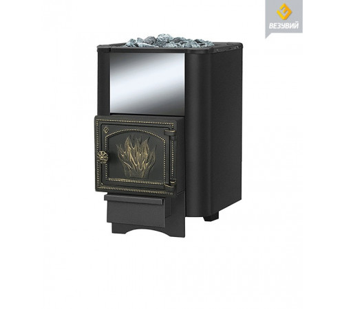 Чугунная печь ВЕЗУВИЙ Сенсация 12 Антрацит (ДТ-3)