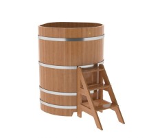 Купель угловая из дуба 1,03х1,03 H=1,40