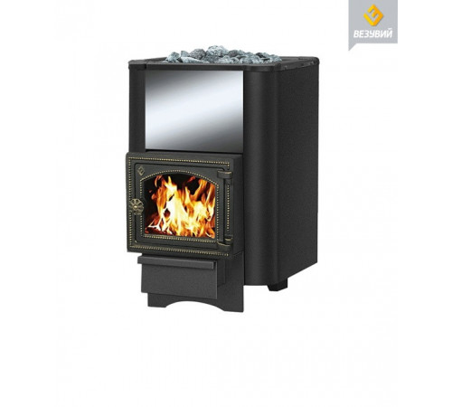 Чугунная печь ВЕЗУВИЙ Сенсация 12 Антрацит (ДТ-3С)