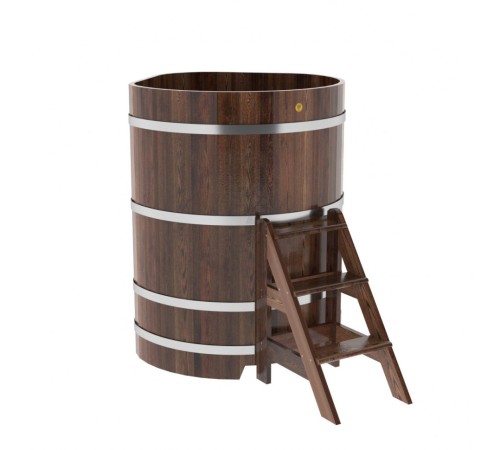 Купель угловая из лиственницы 1,03х1,03 H=1,40