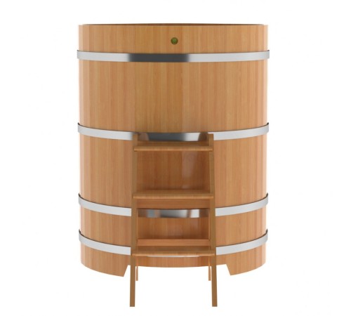 Купель угловая из лиственницы 1,03х1,03 H=1,40