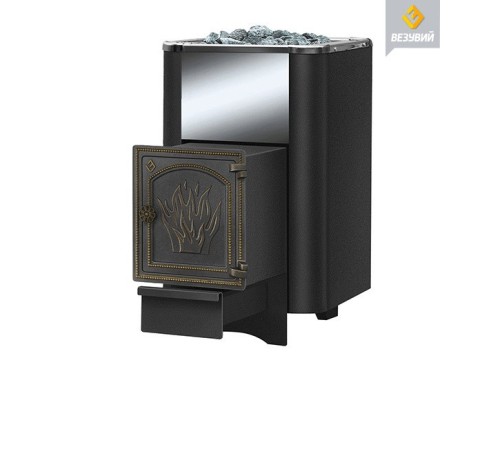 Чугунная печь ВЕЗУВИЙ Сенсация 16 Антрацит (ДТ-4)