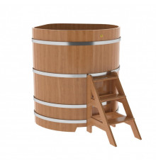 Купель угловая из дуба 1,19х1,19 H=1,40