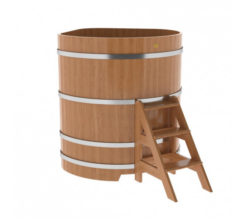 Купель угловая из дуба 1,19х1,19 H=1,40