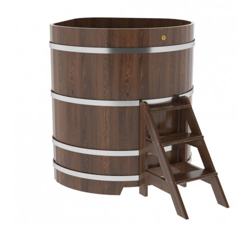 Купель угловая из дуба 1,19х1,19 H=1,40