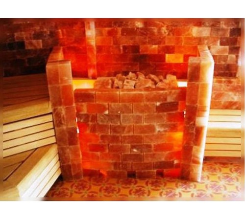 Кирпич гималайская соль, шлифованный 20х10х5 см