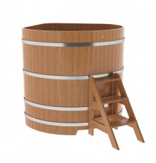 Купель угловая из дуба 1,37х1,37 H=1,40