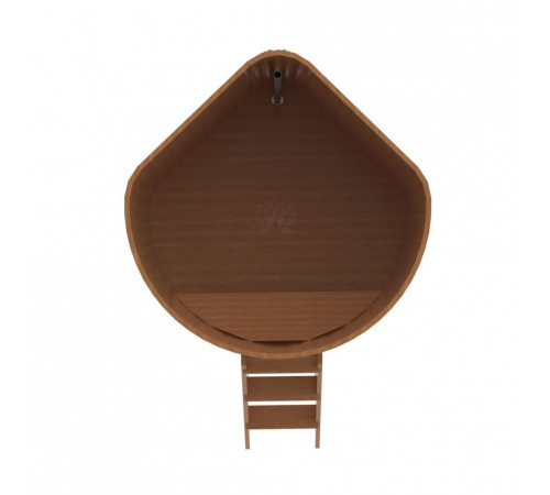 Купель угловая из дуба 1,37х1,37 H=1,40