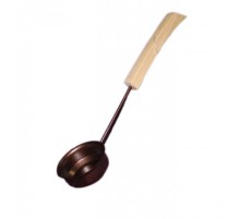 Черпак для бани оксидированная сталь 0,2 л