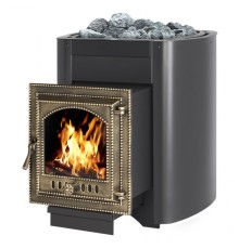 Дровяная печь ВЕЗУВИЙ РУСИЧЪ АНТРАЦИТ 16 (220)