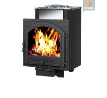 Чугунная печь ВЕЗУВИЙ Сенсация 22 Антрацит (205)