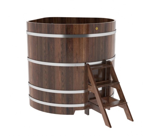 Купель угловая из лиственницы 1,37х1,37 H=1,40