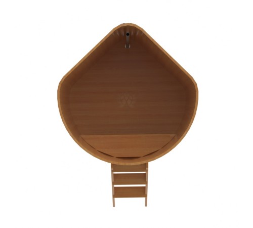 Купель угловая из лиственницы 1,37х1,37 H=1,40