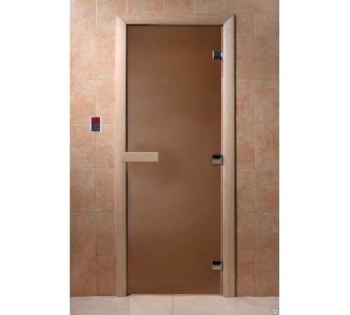 Дверь DoorWood "Теплая ночь" 1800х700 мм (матовое, бронза)
