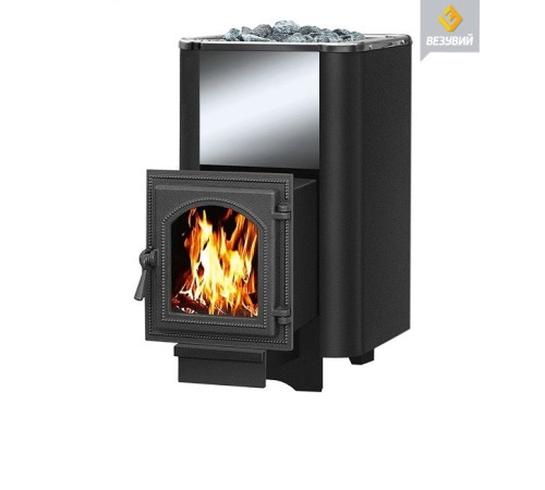 Чугунная печь ВЕЗУВИЙ Сенсация 22 Антрацит (270)