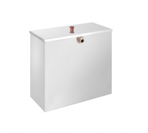 Бак для воды Везувий нержавейка 80 л (прямоугольный), AISI 439