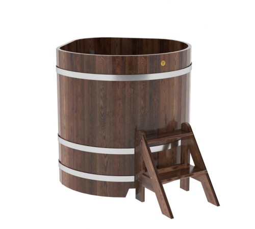 Купель угловая из лиственницы 1,03х1,03 H=1,10