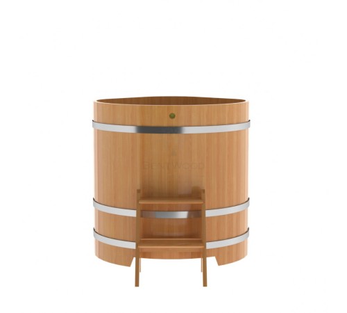 Купель угловая из лиственницы 1,03х1,03 H=1,10