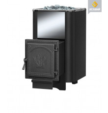 Чугунная печь ВЕЗУВИЙ Сенсация 22 Антрацит (271)