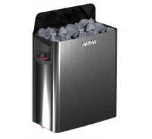 Электрическая печь Harvia Wall SW90 черная, встроенный пульт в комплекте