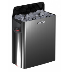 Электрическая печь Harvia Wall SW90 черная, встроенный пульт в комплекте