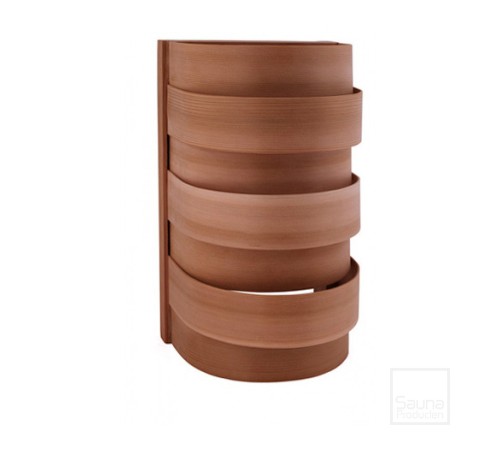 Абажур для светильника (закругленное) кедр 917-D