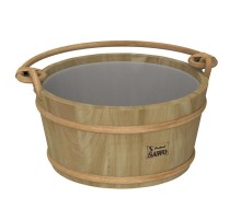 Ведро деревянное Sawo 300-HD (кедр) 9 л., с пластиковой ставкой