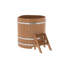 Купель угловая из дуба 1,03х1,03 H=1,10