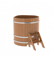 Купель угловая из дуба 1,03х1,03 H=1,10