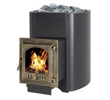 Дровяная печь ВЕЗУВИЙ РУСИЧЪ АНТРАЦИТ 22 (220)