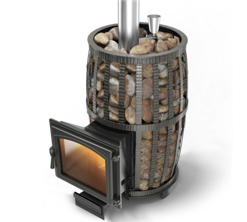 Чугунная печь ВЕЗУВИЙ Легенда Русский пар Ковка 30 (240)