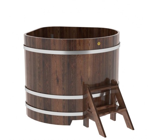 Купель угловая из лиственницы 1,19х1,19 H=1,10