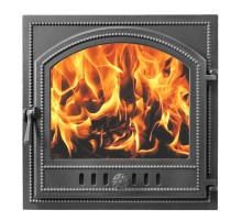 Печная дверца Везувий 205 стекло (антрацит)