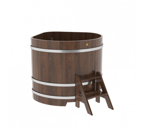 Купель угловая из дуба 1,19х1,19 H=1,10