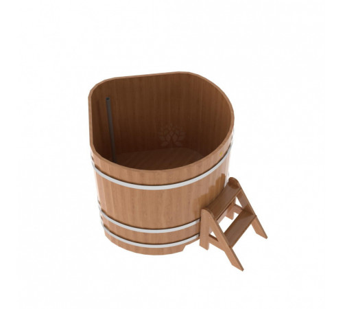 Купель угловая из дуба 1,19х1,19 H=1,10