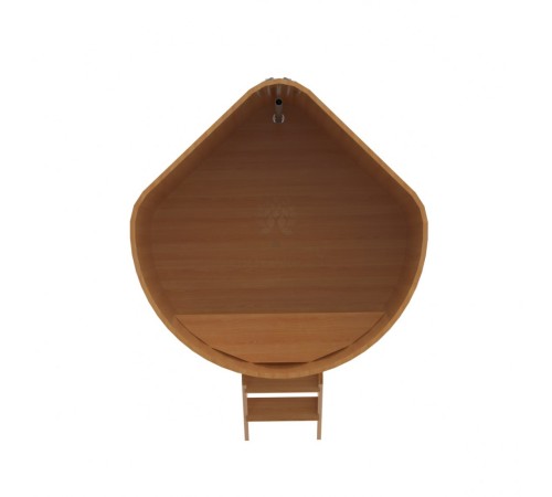 Купель угловая из лиственницы 1,37х1,37 H=1,10