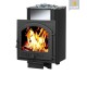 Чугунная печь ВЕЗУВИЙ Сенсация 28 Антрацит (205)