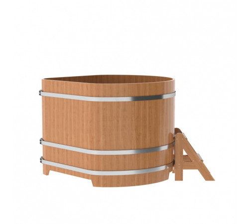 Купель угловая из дуба 1,37х1,37 H=1,10