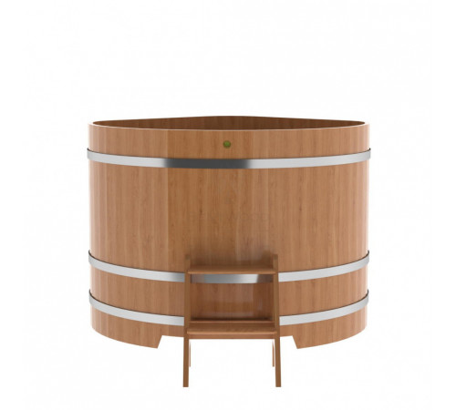 Купель угловая из дуба 1,37х1,37 H=1,10