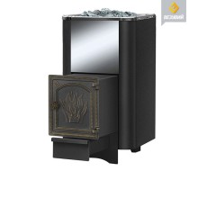 Чугунная печь ВЕЗУВИЙ Сенсация 28 Антрацит (ДТ-4)