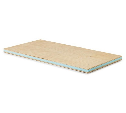 Панели Ruspanel SANDWICH с фанерой RP 40 XPS, 1200х600х52 мм.
