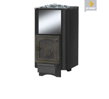 Чугунная печь ВЕЗУВИЙ Сенсация 28 Антрацит (ДТ-4) Б/В