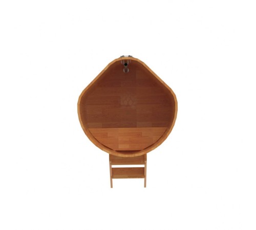 Купель угловая, сращенные ламели из лиственницы, 1.03x1.03 H1.1