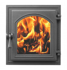 Печная дверца Везувий 220 стекло (антрацит)