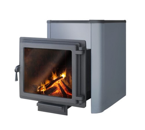 Печь для бани ЭТНА Кратер 18 (Панорама)